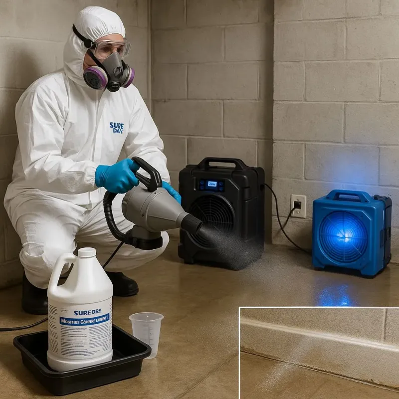 Sanitization and Odor Removal process in Wekiwa Springs, FL